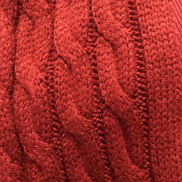 Rusty orange plus size cardigan - Picture 2 of 7